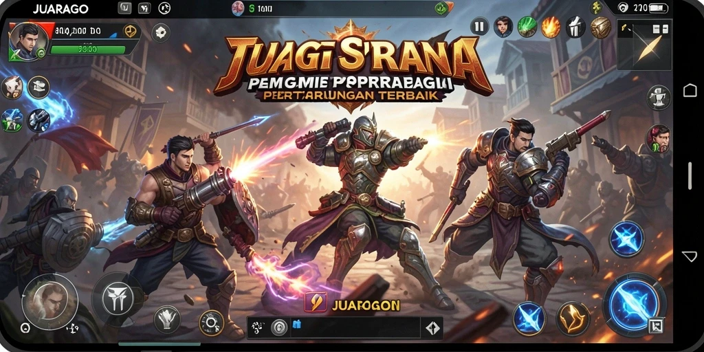 Tangkapan layar menunjukkan pertempuran epik dalam JUARAGO dengan strategi SLG yang mendebarkan.