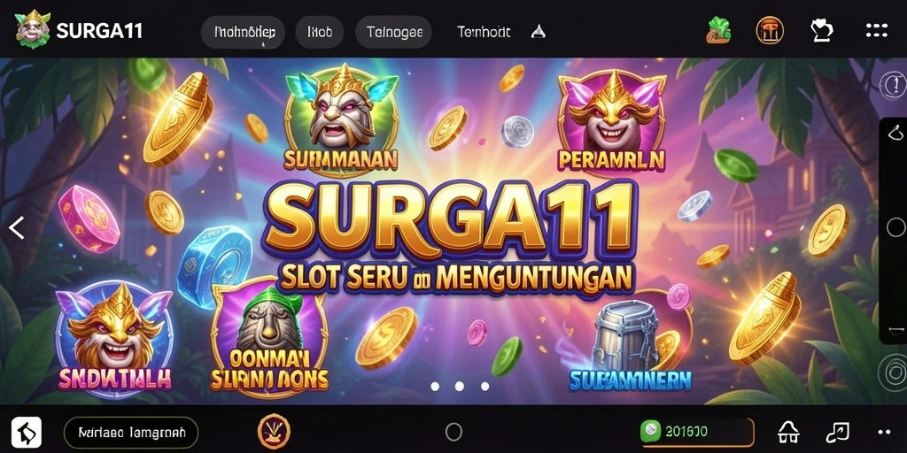 Tangkapan layar dari gameplay SURGA11 yang penuh aksi Slot.